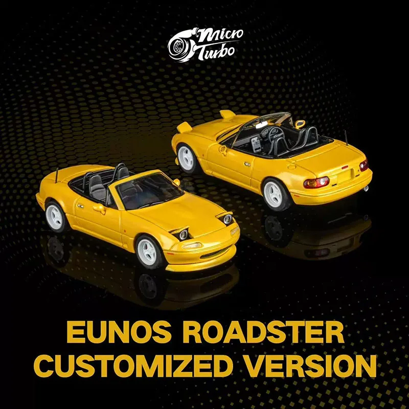 

MT 1:64 MX-5 Eunos Roadster Alloy Car model Static Collection Decorated Holiday Gifts Toys