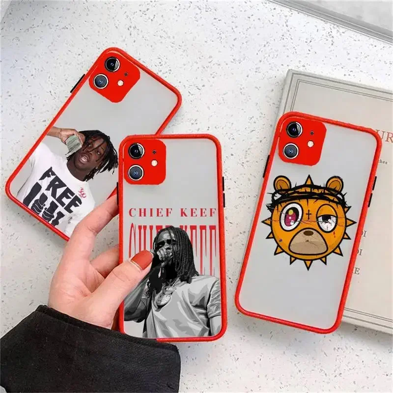 Chief Keef Rapper Phone Case matte transparent For iphone 14 11 12 13 plus mini pro max cover