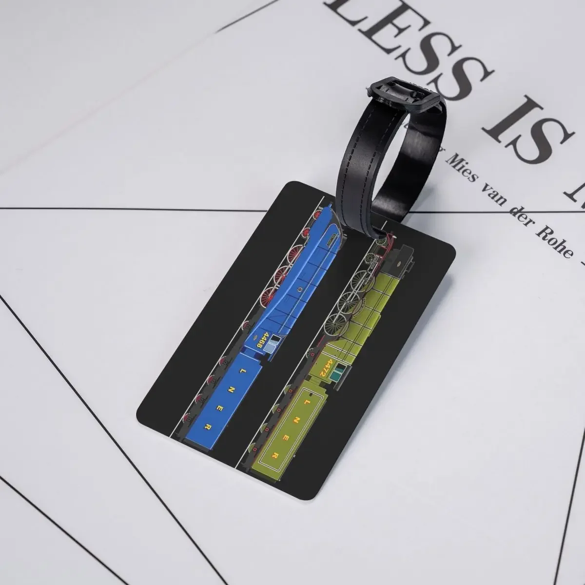 Flying Scotsman And The Mallard Luggage Tags Suitcase Accessories Travel Cute Baggage Boarding Tag Label Holder ID Name Address