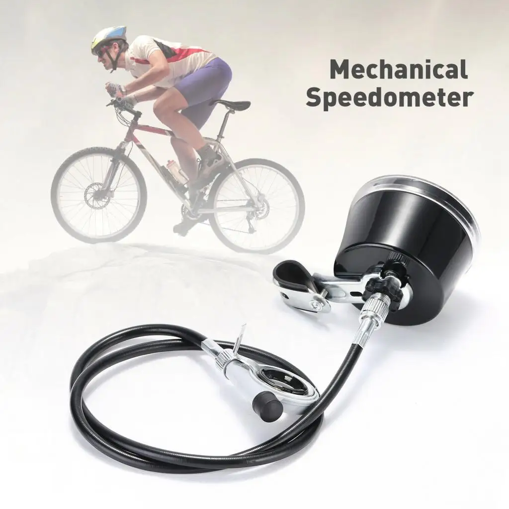 Waterproof Bike Speedometer Analog Mechanical Odometer Computers