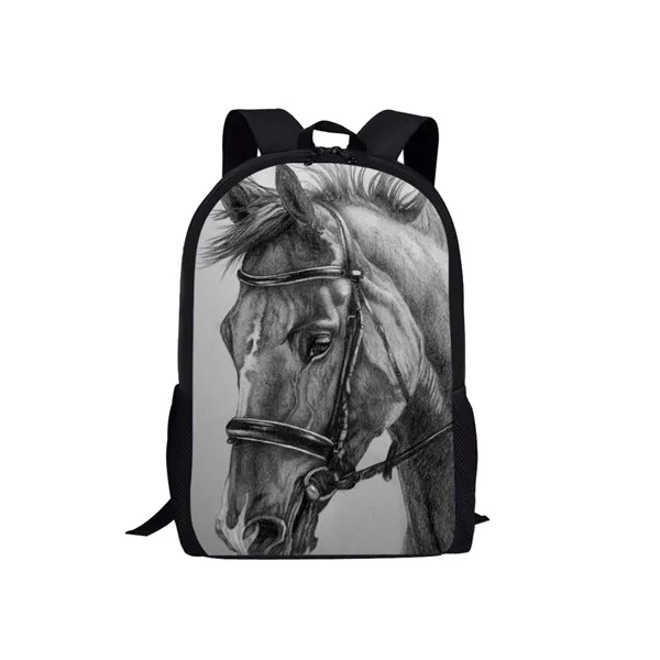 Bellissimo modello di cavallo ragazzi ragazze zaino torna a scuola borse regalo carino bambini zaino Bookbag viaggio zaino di grande capacità