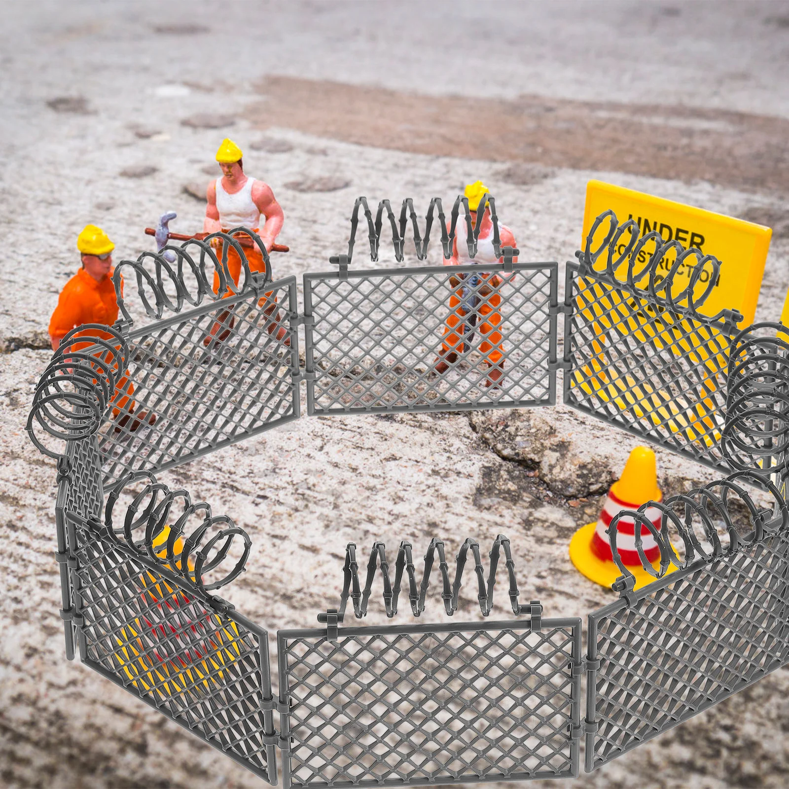 Jeu de construction de table de sable pour enfants, scène de guerre, accessoires de jeu pour filles