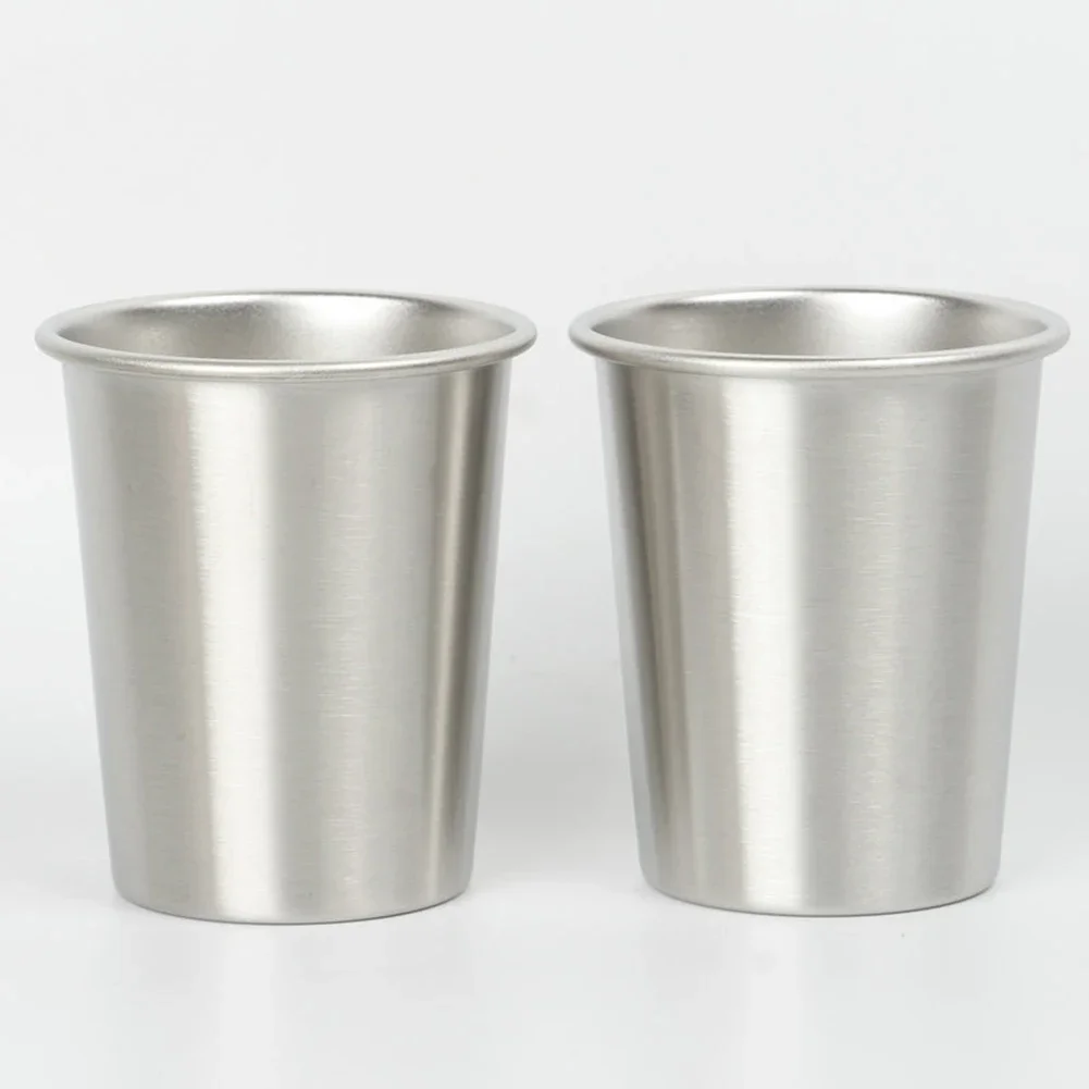 230/360/500/600ml 304 Stainless Steel Cup Suitable for Coffee Cola Milk Office For bar Polished Interior & Exterior