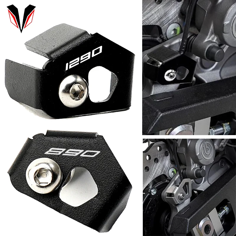 For 390 ADV 790 890 ADVENTURE R S 1290 Super Adventure S R 2018-2022 2023 Motorcycle Rear ABS Sensor Guard Protection Cover