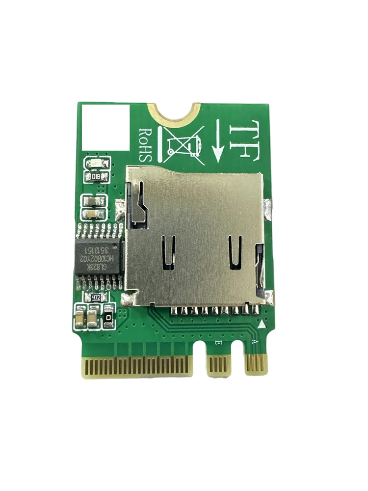 NGFF M.2 AE KEY Wireless Network Card Interface to Micro SD SDHC TF Adapter Supports Hot Dialing
