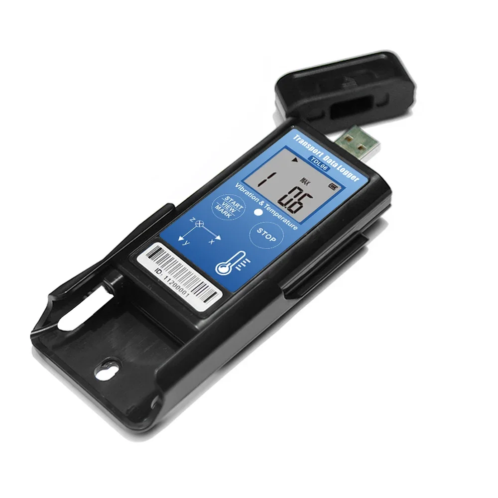 2025 hot sale TDL06 Vibration data logger three-axis shock sensor Transport Data Logger monitoring for sensitive goods