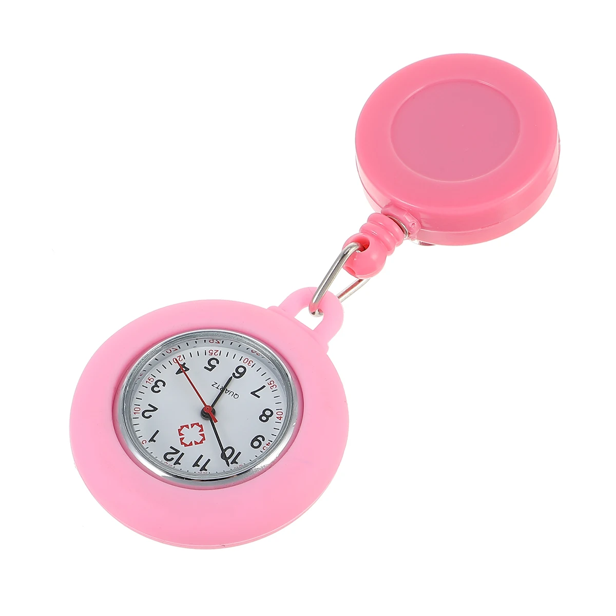 

Nurse Watch Cover Retractable Retractable Nurses Watch Clip Pocket Doctor Pink Quartz Digital Fob Watches for Nurses Gifts