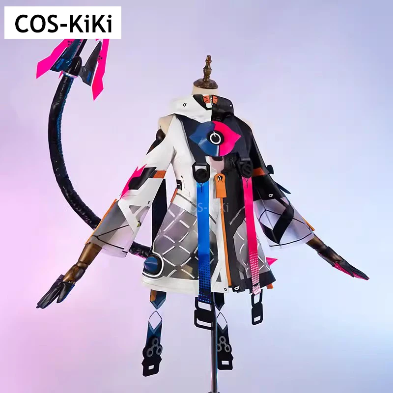 COS-KiKi Honkai Impact 3rd Delta Fervent Tempo Game Suit Gorgeous Uniform Cosplay Costume Halloween Party Role Play Outfit Women