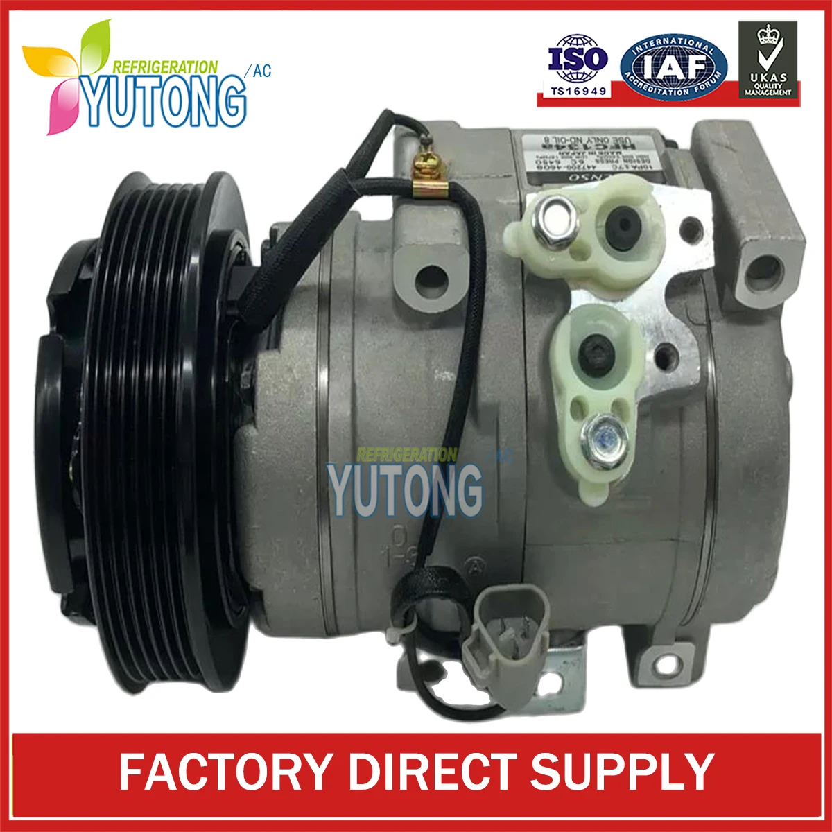 

AC Compressor For Camry 447220-4340 447220-3276 447220-3275 88320-33140 88320-33160 4472204340 4472203276 4472203275 8832033140