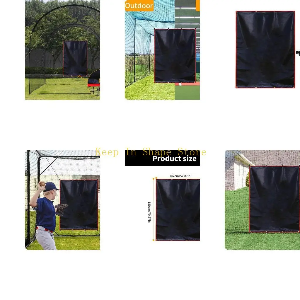 U1JC Baseball Batting Cage Backstop Replacement Batting Cage Backstop Softball Pitching Targets for Outdoor Pitching