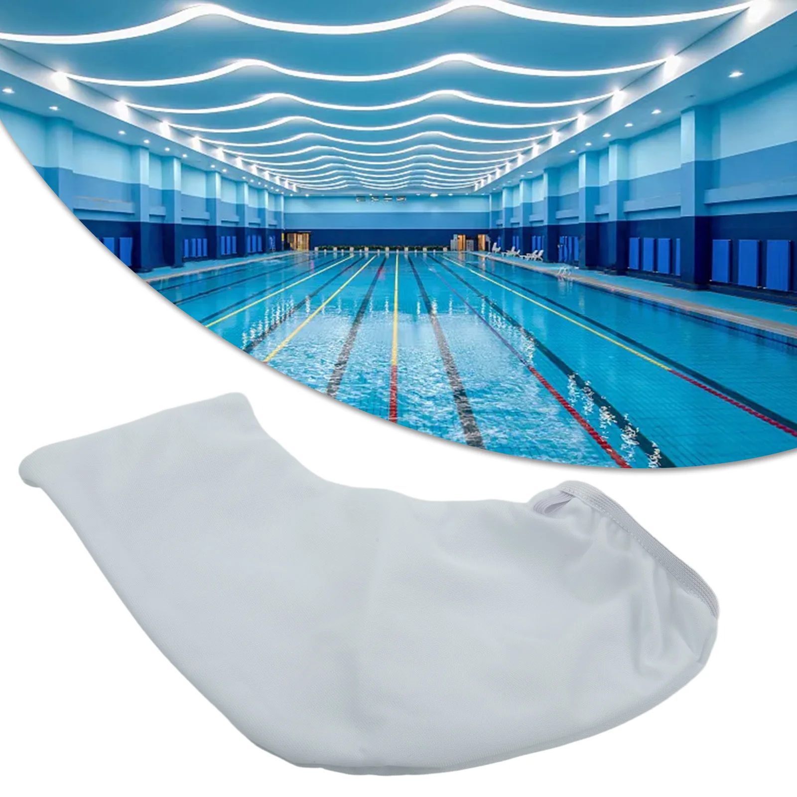 Filter Bag Nylon Filter White 1pc Reusable Washable 13x13x1cm 180 Fine Pore For Aiper Pilot H1 House Clean Tool