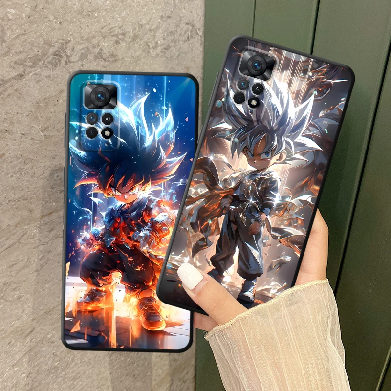

Soft Back Phone Cover Case for Xiaomi Redmi Note 12S 11S 9s 10S 11 13 12 Pro Plus 10 9 8 Dragon Ball Anime Cartoon