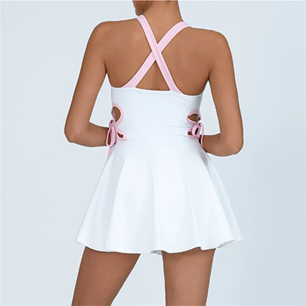 2026 Pad Women Tennis Yoga Set One-Pieces Dress Sports Golf Badminton Skorts Anti Shorts Tracksuits Active Wear XP61