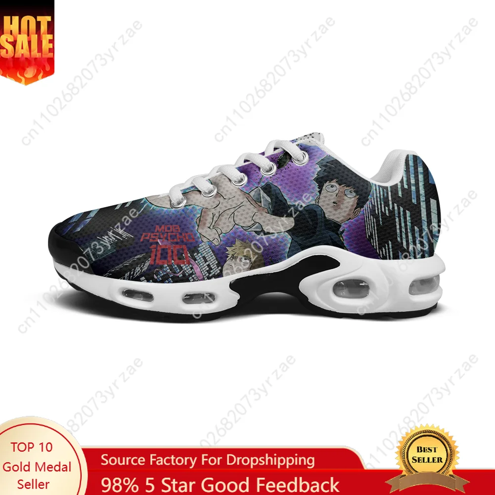 

Mob Psycho 100 Lightweight Sports Shoe Tailor-Made Air Cushion Sneakers Men Women Teenager Couple Print Custom Made Shoes