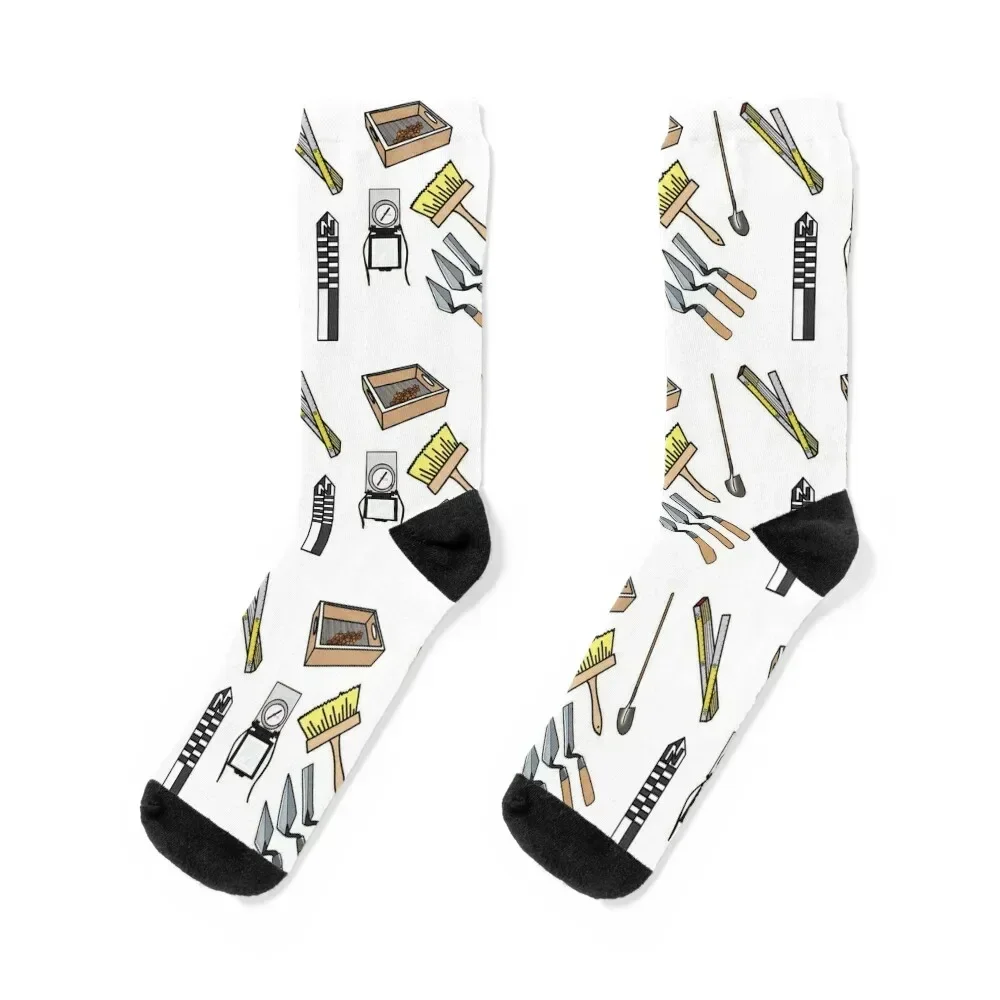 

Archaeology Tools! Socks gym funny sock crazy cartoon Women Socks Men's