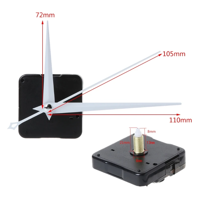 DIY Clock Movement with Pointed Needles Mechanisms Replacement for Home Wall Clocks Replace Gadget