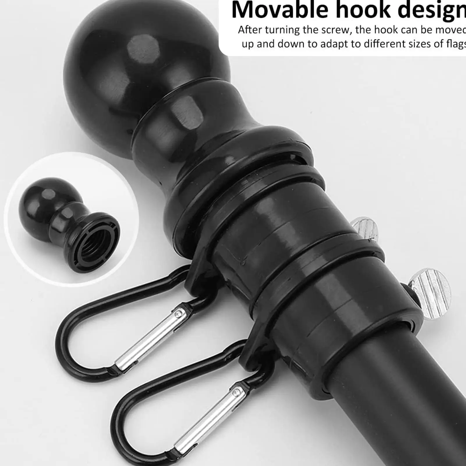 

Flag Pole For Outside House Heavy Duty Garden Flag Pole Outdoor Supplies For Garden Beach Ground Trailer Marine Boat Car Truck