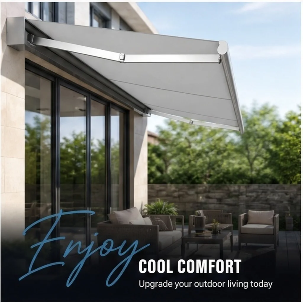 Universal Awning Ring Hook Aluminum Alloy Retractable Outdoor Carport Shade Parts Accessories Replacement Crank Support