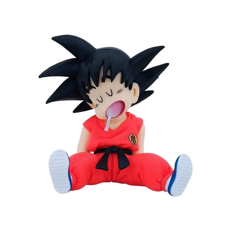 11cm Dragon Ball Anime Figure Son Goku childhood toys model Action Figures statue Collection Desktop decoration Pendant kid Gift