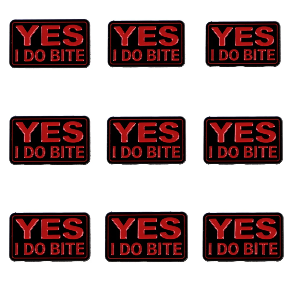 9-teiliges Emaille-Pin-Set „YES I DO BITE“ mit Zitaten, Broschen für Mäntel, Damenbroschen, Kragen- und Reversnadeln, Metallabzeichen, Schmuck, Geschenk für Freunde