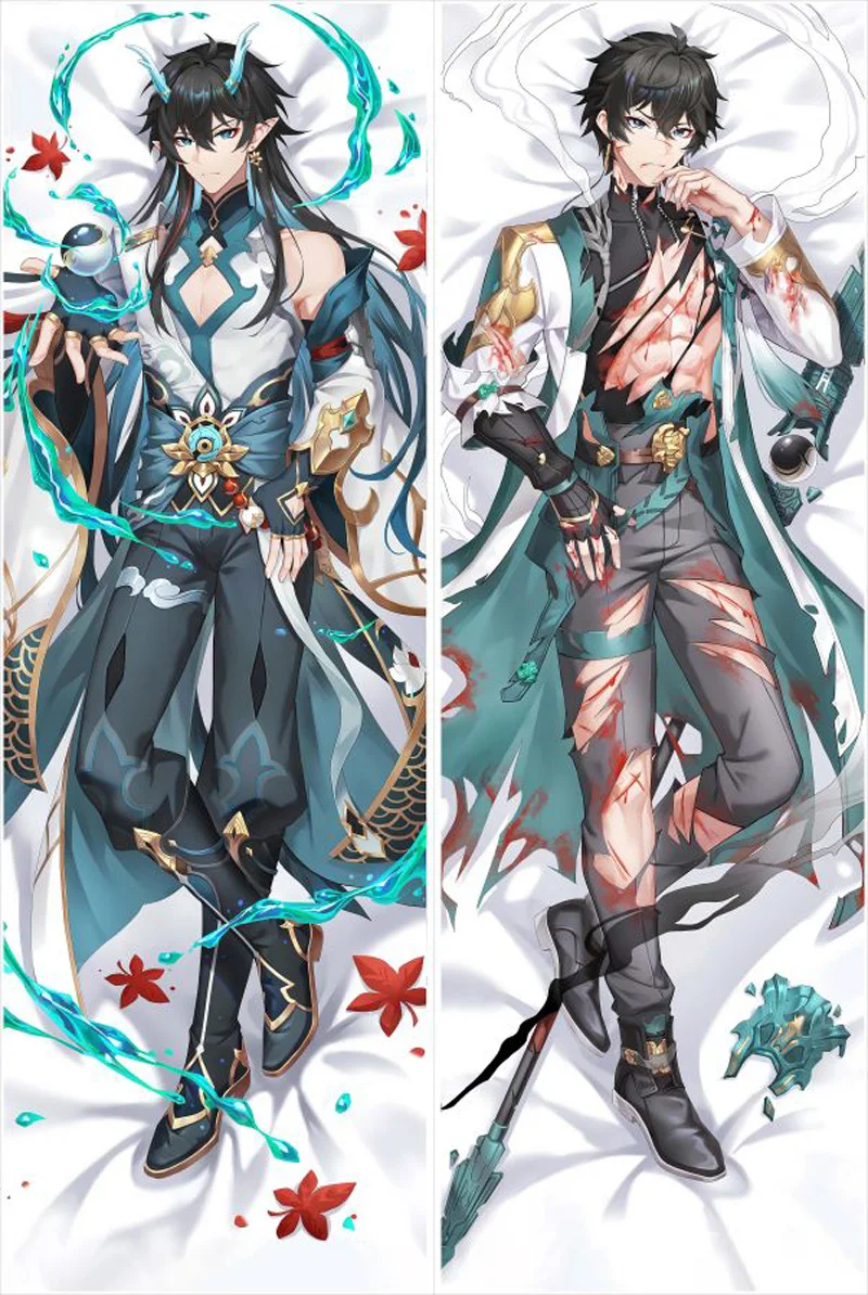 

Honkai Star Rail Dan Heng Cosplay Hugging Body Pillowcase Dakimakura Cover Imbibitor Lunae Costume Pillow Cover Pillow Case