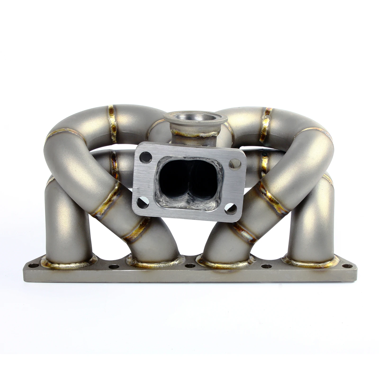 FOR HONDA / ACURE B16/B18 B-SERIES T3 RAM HORN 44MM WG EXHAUST TURBO MANIFOLD