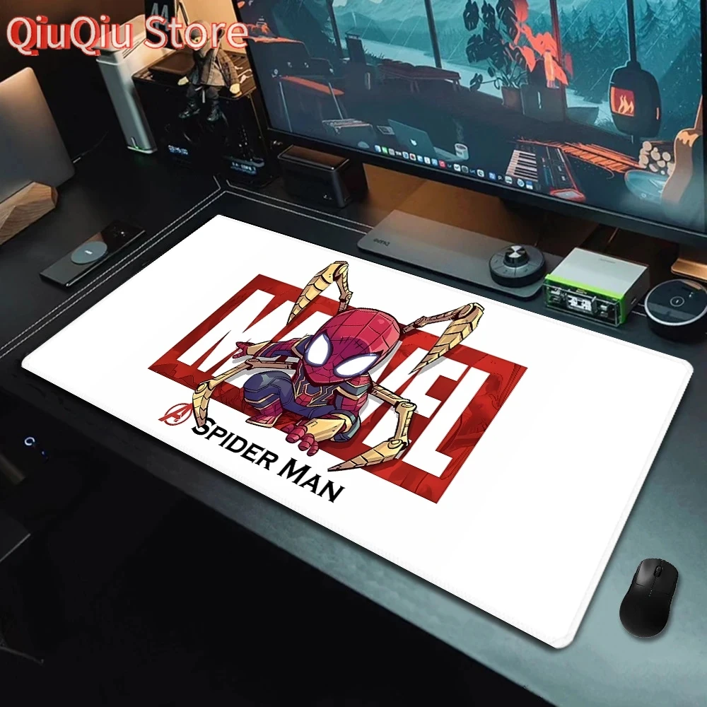 Miếng Lót Chuột Chơi Game Hoạt Hình Dễ Thương Marvel Mousepad Lớn Tùy Chỉnh Mở Rộng Miếng Lót Chuột Để Bàn
