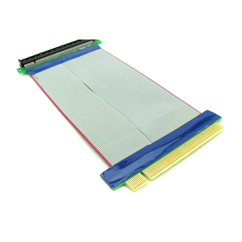 Riser Card Extender PCI E Ribbon Converter Cable, adaptador para ferramenta de mineração, Express, 19cm, Express, 16X a 16X
