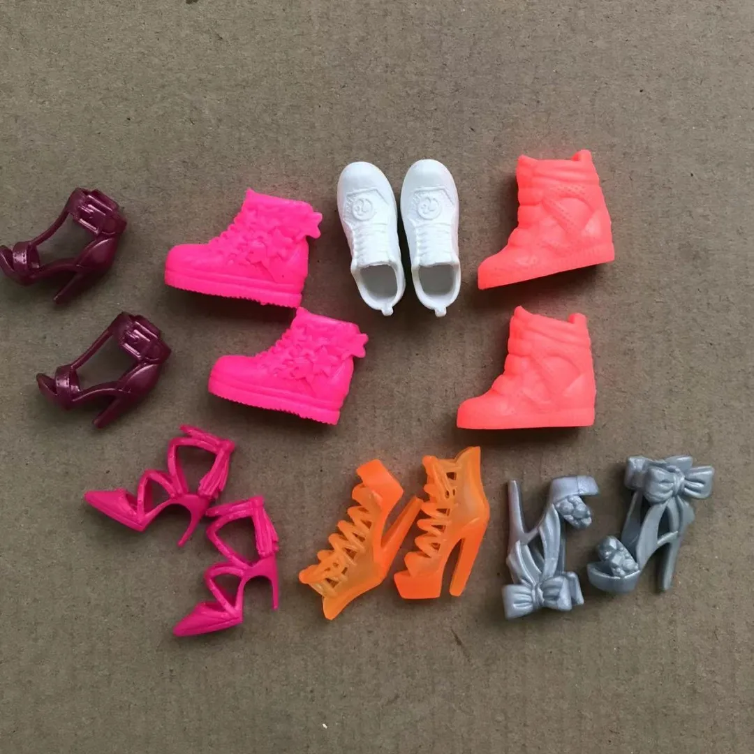 Original Doll Shoes Sandals Boots 1/6 Doll Accessories Colorful Doll Decors Kids Collection Doll Parts
