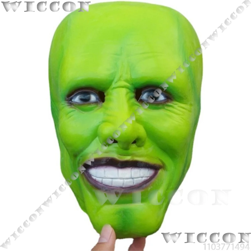 Jim Carry-Costume de Cosplay de Film, Masque Vert, Robe Jaune, Uniforme pour Adulte, ixd'Halloween, Personnalisé