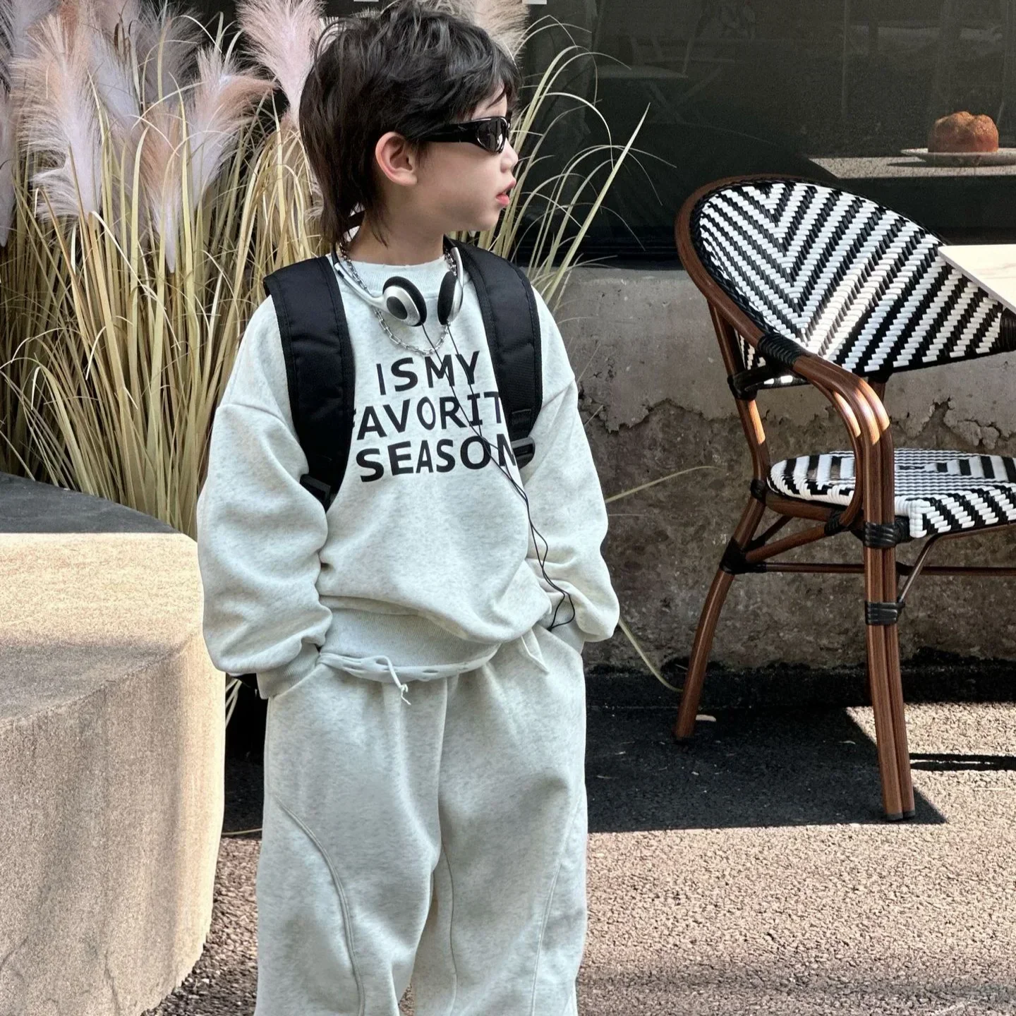 Children Clothing Tops and Pants Fashion All Match Comfortable Two Piece Set 2024 Autumn New Boys Casual Letter Sports Suit