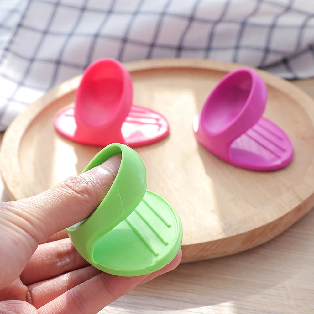 

3pcs Insulation Anti-Scalding Clips Silicone Protective Hand Clips Anti-Hot Folder Finger Set Kitchen Tools Bowl Pot Clamp Dish