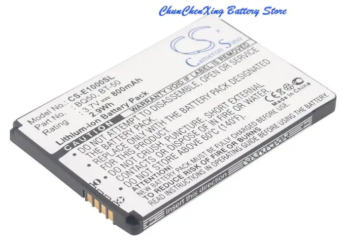 800mAh Battery BQ50,BT50,BT51 for Motorola A1200,E1000,E1070,V190,V195,V235,V323,V325,V360,V361,V365,V465,V980