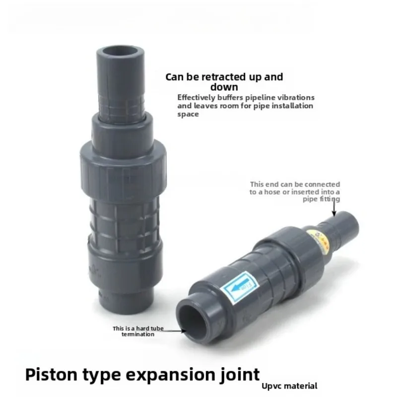 

Piston Type Expansion Joint, Expansion Connector, UPVC Buffer Connector, Soft-Hard Pipe Connection Connector, Seismic Connector