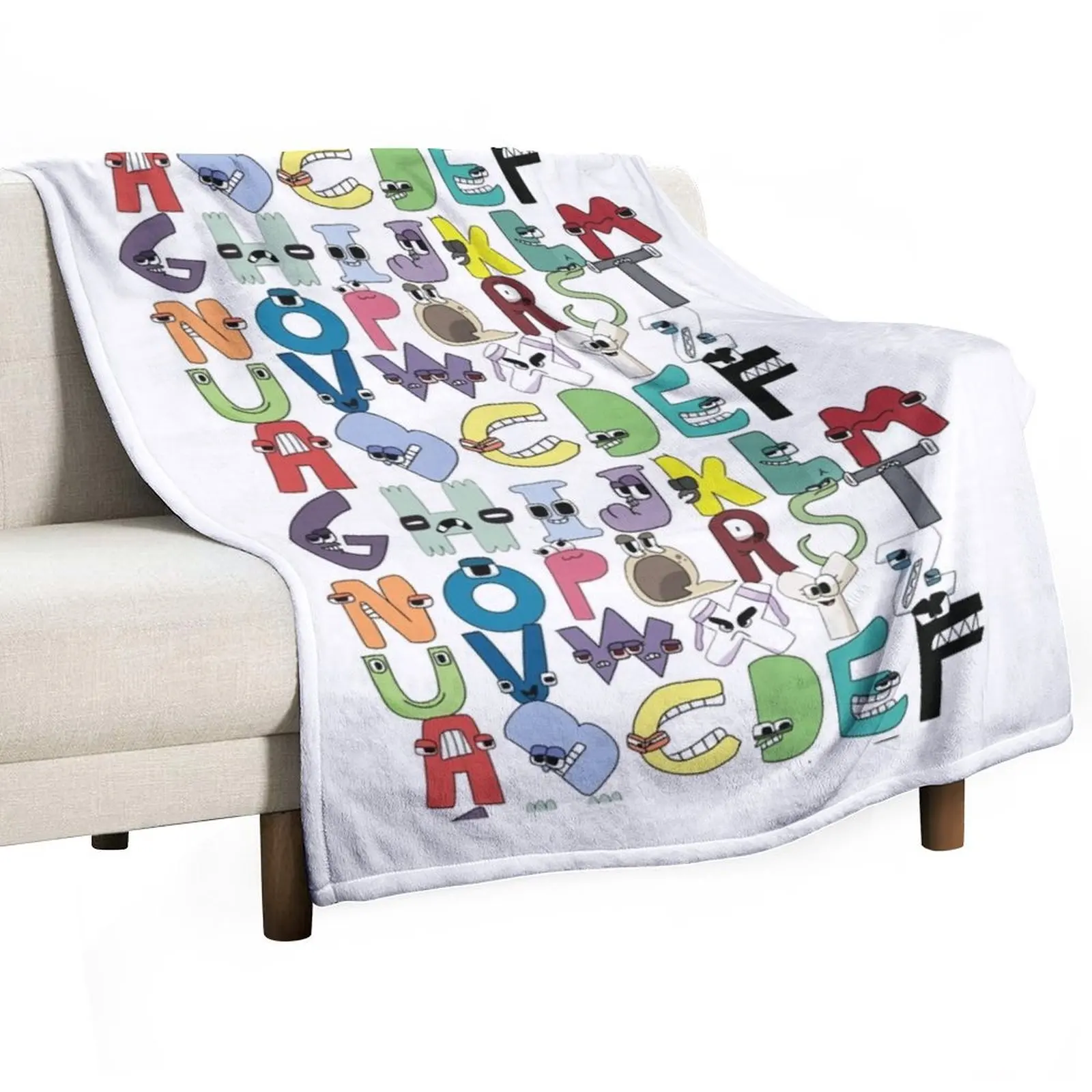 Alphabet Lore Throw Blanket Sofa Throw bed plaid Blankets