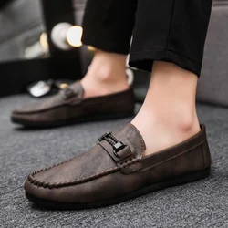 Official Social Shoe for Men Spring Autumn Dress Shoes Man Business Footwear Office Luxury Designer Casual Suit 2024 Trend Party