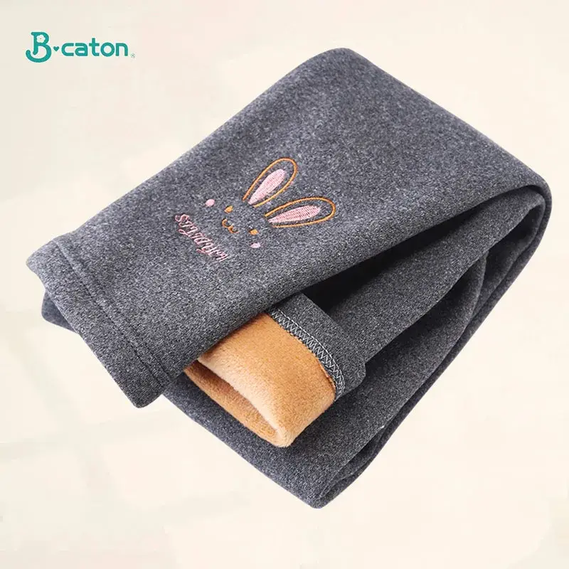 Autumn Winter Children Girl's Legging Thicken Warm Kids Girl Warm Plush Legging Trousers Elastic Waist Leggings Kids Pants - Image 5