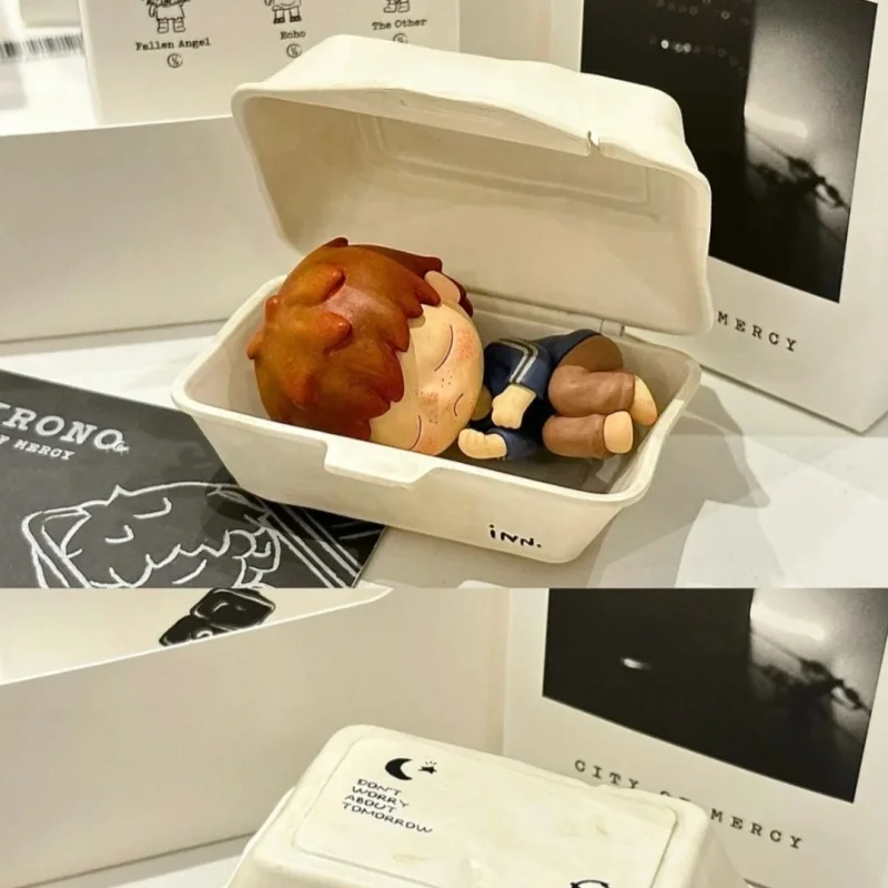 กล่องสุ่มของเล่นป๊อปมาร์ท ฮิโรโนะ ซิตี้ ออฟ ฟอร์จิวส์ ซีรีส์ ของตกแต่งรถยนต์แฮนด์เมดสุดฮิต กล่องปริศนา ของขวัญเซอร์ไพรส์วันหยุด