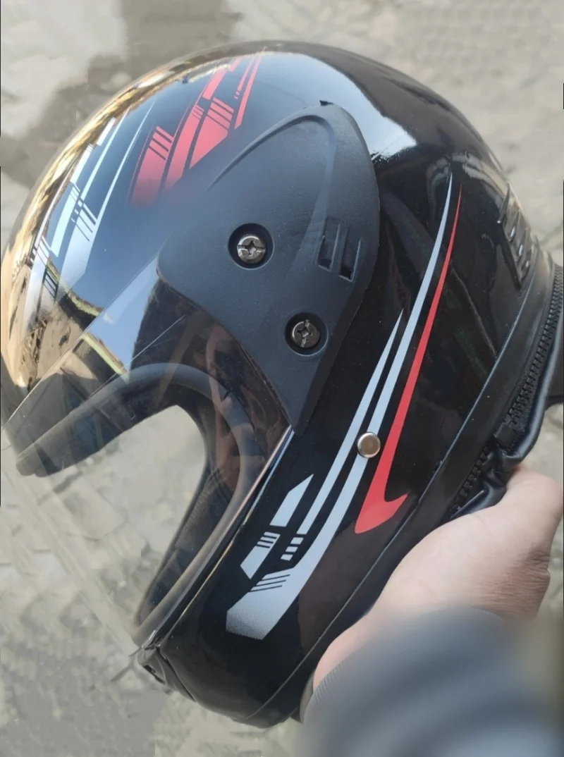 Full-face motorcycle helmets, high-definition anti-fog neck extension scarf, men's and women's riding helmets