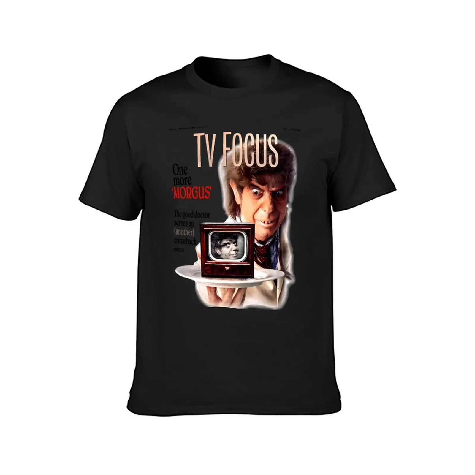 Mórgus the Magnificent TV Focus T-Shirt new edition Aesthetic clothing T-shirts for men cotton