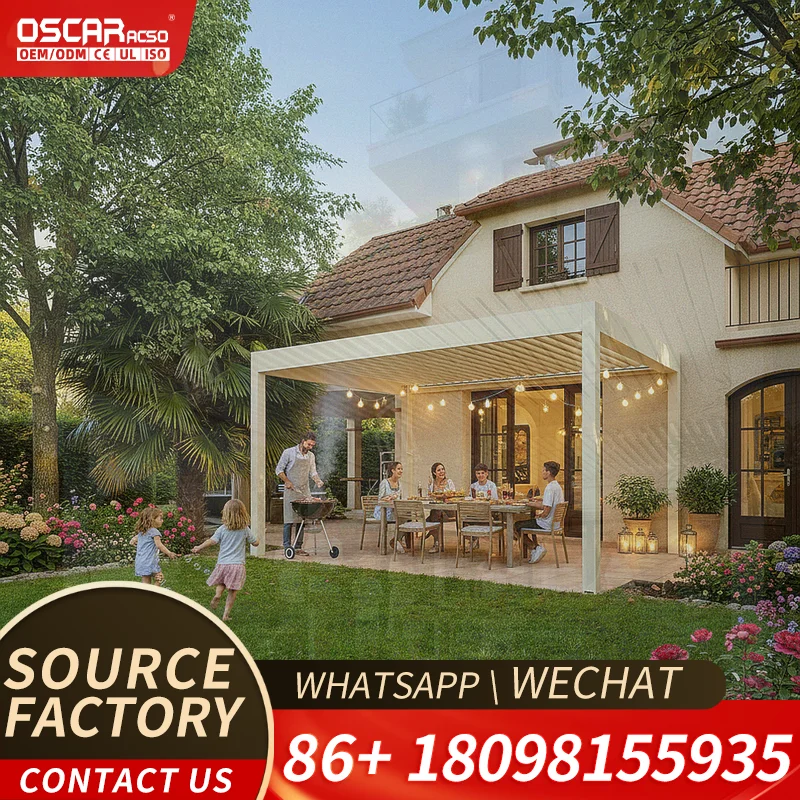 New Design Outdoor Furniture Wood Structure and Frame for Garden Yard Patio pergola