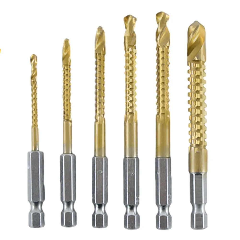 Cleverly Designed 135 Degree Split Point on Each of the 6 Pcs of the Drill Bit Sets Ensures Precise Drilling Every Time