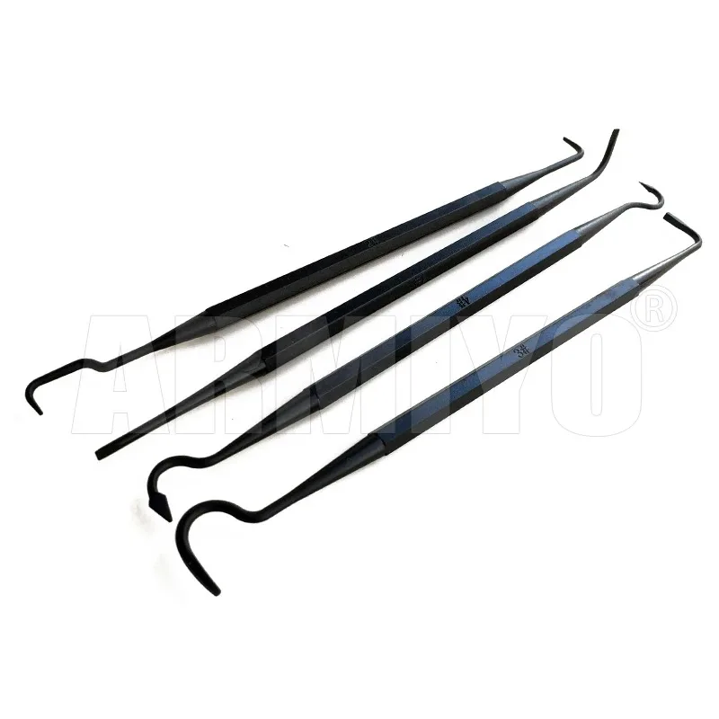 Armiyo 4pcs/Set Double Ended Nylon Pick Set Cleaning Kit Tool For Hunting Barrel Cleaner Accessories 205mm Length