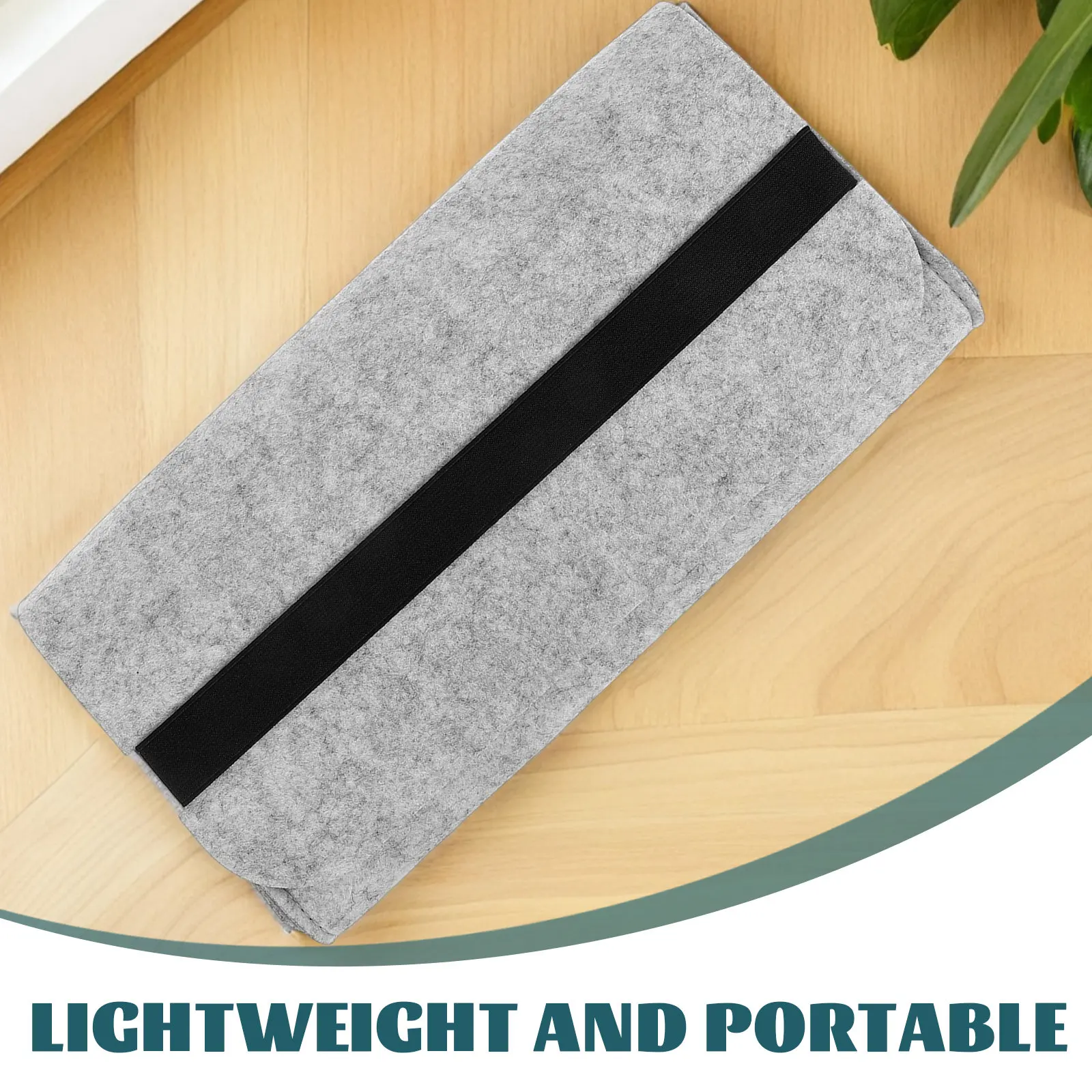 Keyboard Travel Case Felt Construction 87 Key Mechanical Keyboard Storage Bag Lightweight Sleek Stylish Protection for Gamers