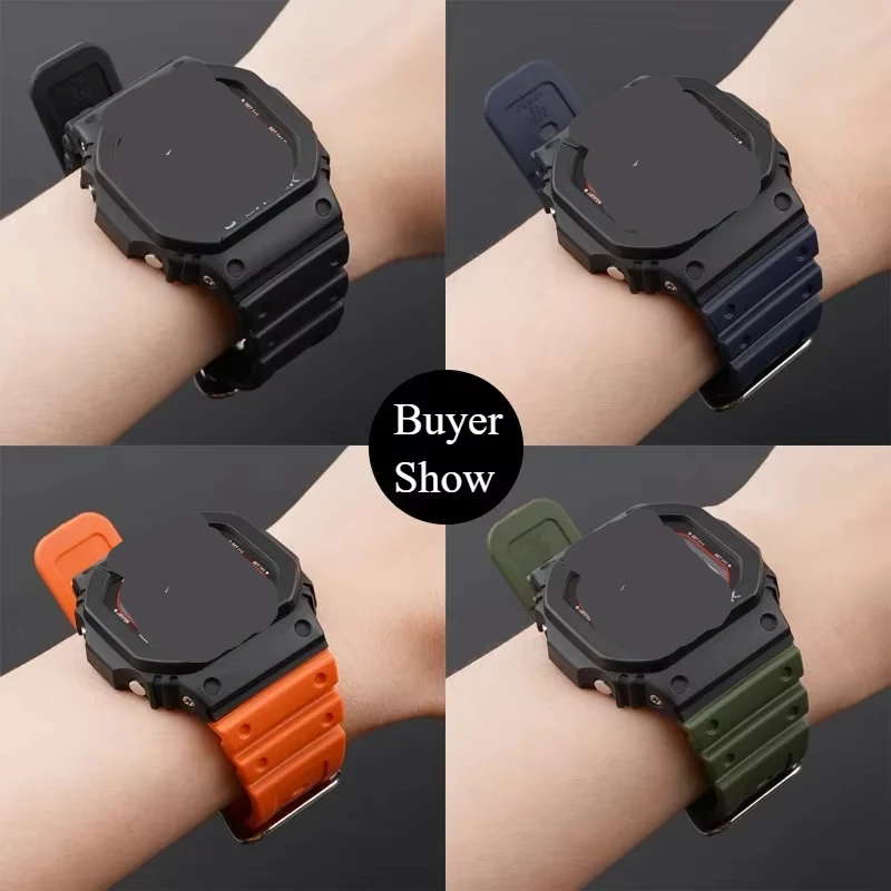 16mm Silicone Strap for DW6900 DW5600/5610 GW6900 DW9052 GW-M5610/5600 Rubber Watchband Waterproof Sport Men Women Bracelet