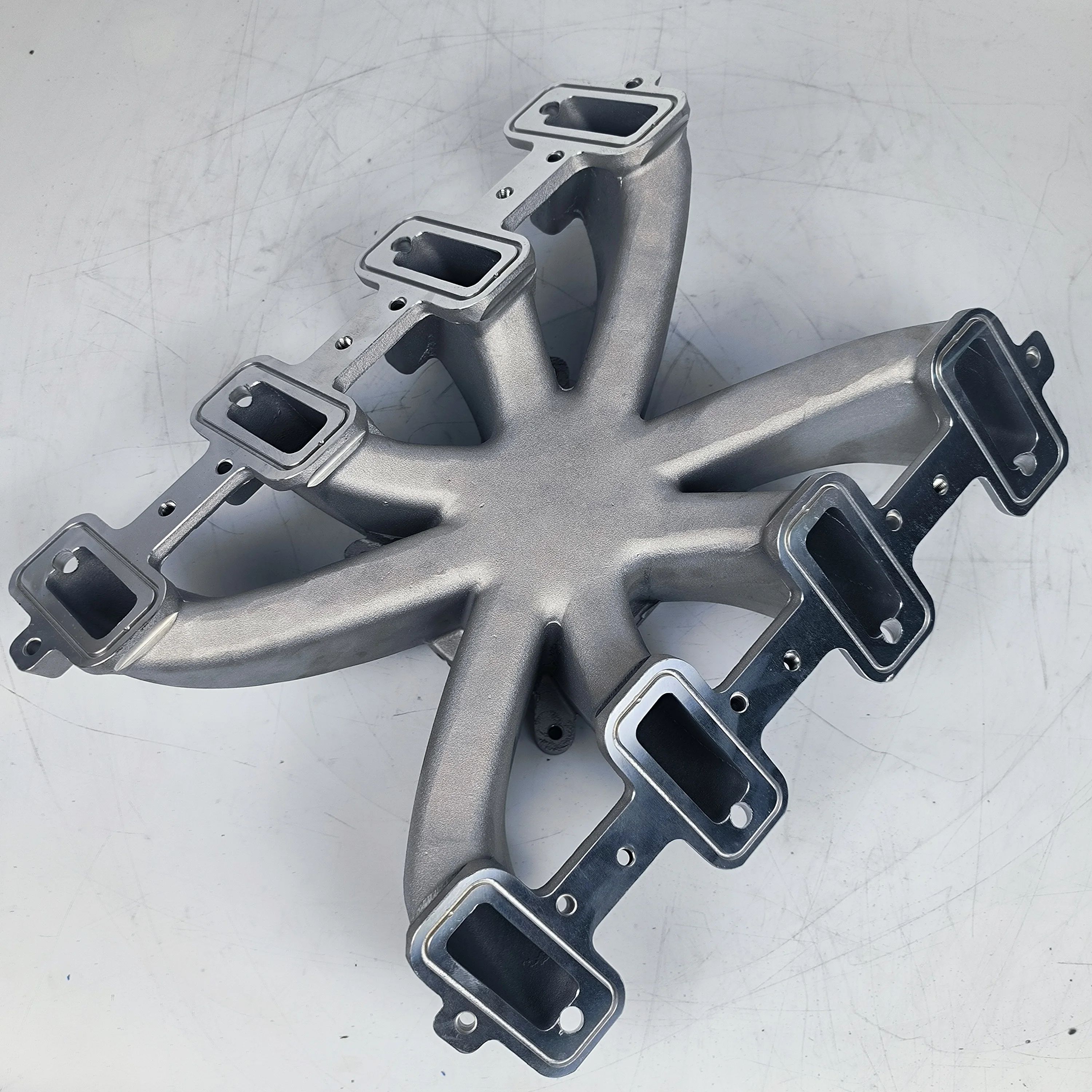 【Premium Hot Selling 】LS1/LS2/LS6  EFI Single Plane  4150 square Bore Flange Aluminum Intake Manifold
