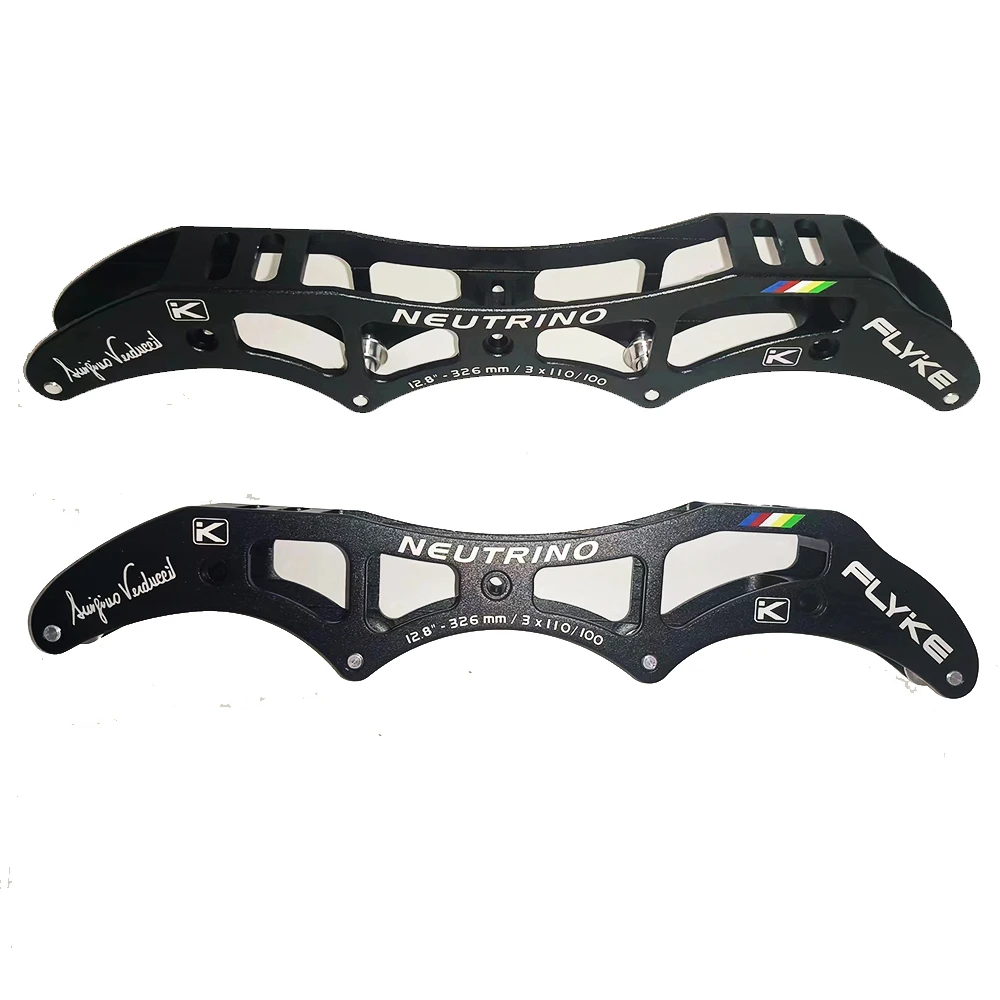 Ramki do łyżworolki 3*110-100mm FLYKE NEUTRINO rama 3x110 + 1x100 profesjonalne aluminiowe Patines szachy ramka do rolek — zdjęcie 3