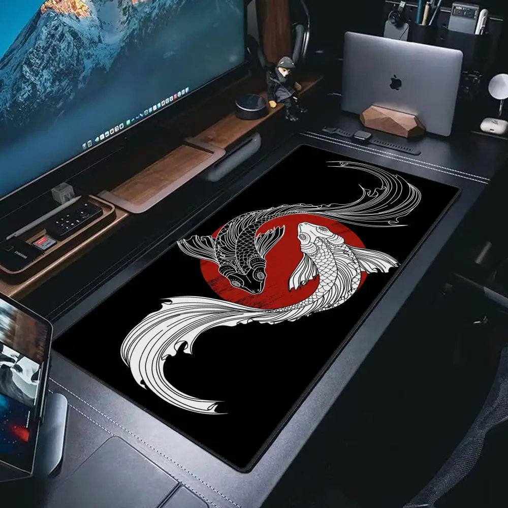 Estilo chinês computador mouse pad, jogos acessórios, teclado tapete, deskmat