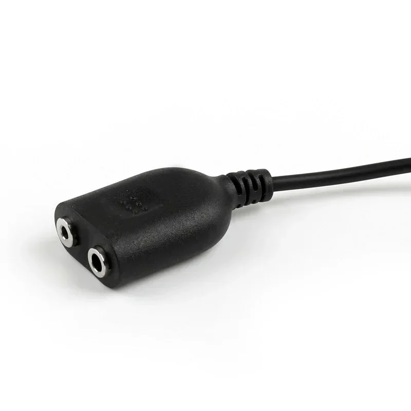 2m Long Audio Cable 2-Pin K-head Kenwood Baofeng Walkie Talkie Microphone Headset Male to Female Extension Cable Hand Mic Core