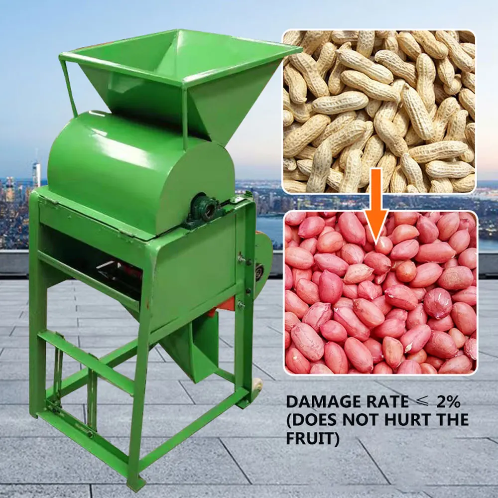 Electric Automatic Peanut Peeling Processor Commercial Machine for Business Use - Efficient Peeling Tool
